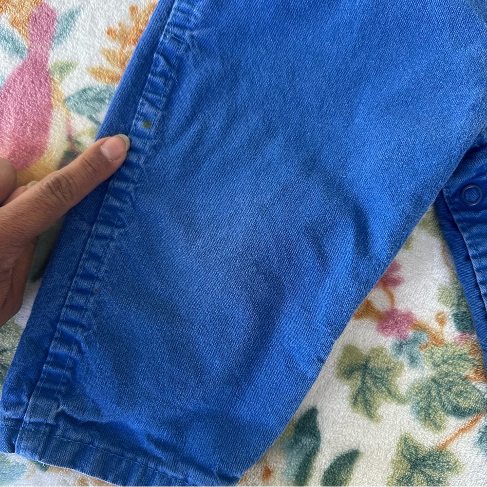 OshKosh B'gosh Blue Denim Overalls for Play - Picture 10 of 11